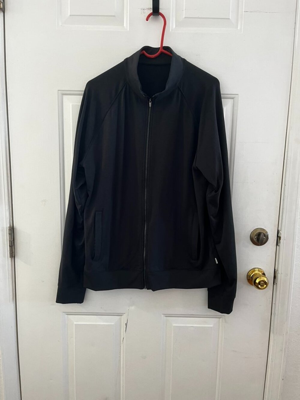 Vuori Men's Dark Green Coronado Novelty Full Zipper Light Weight Jacket Sz Lr